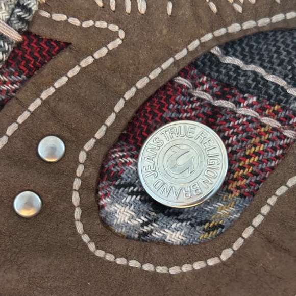 ✨TRUE RELIGION Plaid Trapper Hat with Chinstrap - Unisex - RARE - Picture 10 of 11